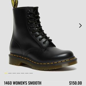 Doc Martens 1460 smooth leather lace up boots
